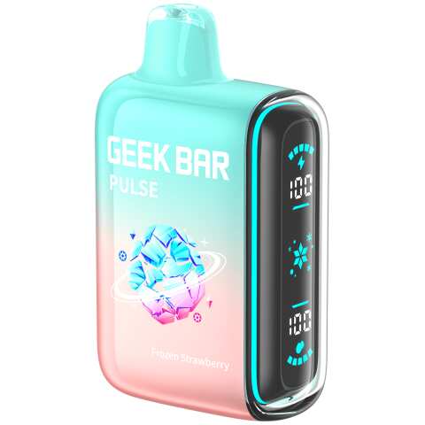 A 16ml Frozen Strawberry Geek Bar Pulse by Vape4Less.