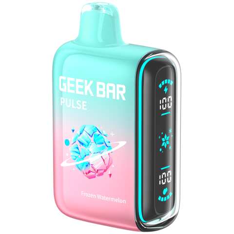 A 16ml Frozen Watermelon Geek Bar Pulse by Vape4Less.