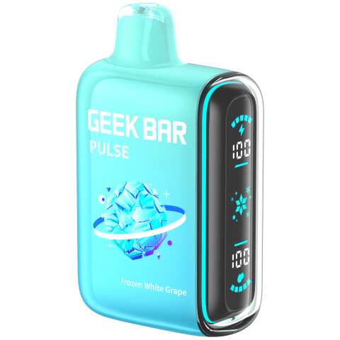 A 16ml Frozen White Grape Geek Bar Pulse by Vape4Less.