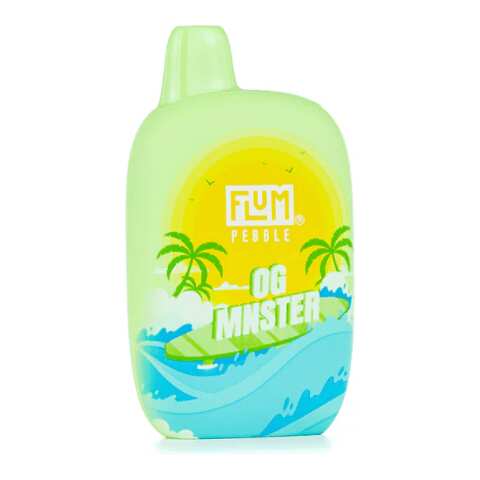 An OG Mnster (Summer Edition) Flum Pebble e-liquid vape by Vape4Less.
