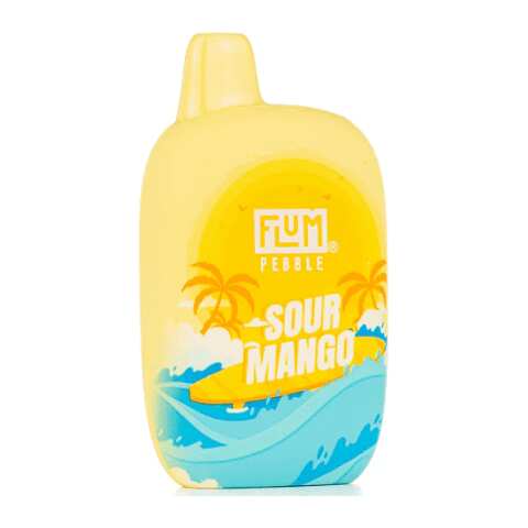 A Sour Mango (Summer Edition) Flum Pebble e-liquid vape by Vape4Less.