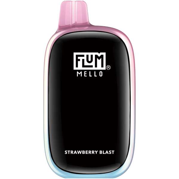 A 15ml Strawberry Blast Flum Mello 20K e-liquid vape by Vape4Less.