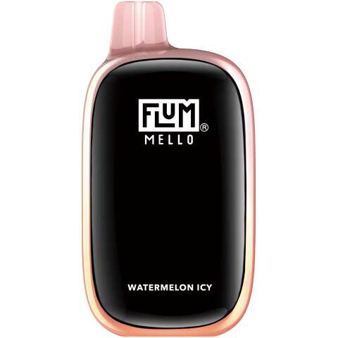 A 15ml Watermelon Icy Flum Mello 20K e-liquid vape by Vape4Less.