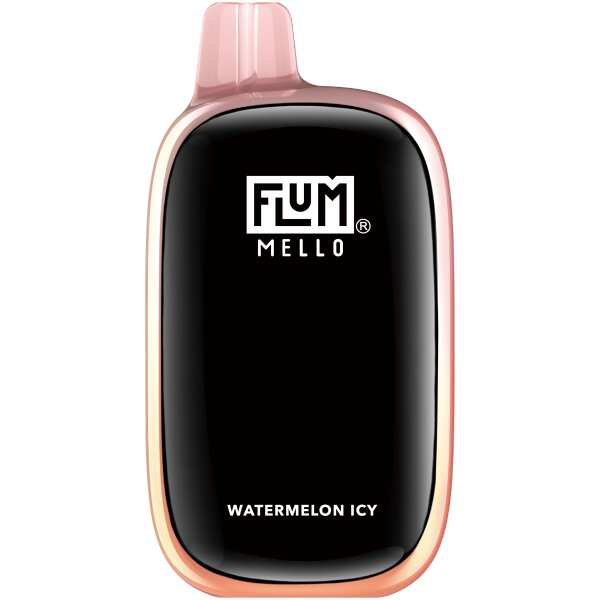 A 15ml Watermelon Icy Flum Mello 20K e-liquid vape by Vape4Less.