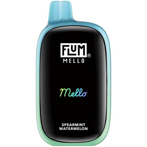 A 15ml Spearmint Watermelon Flum Mello 20K e-liquid vape by Vape4Less.