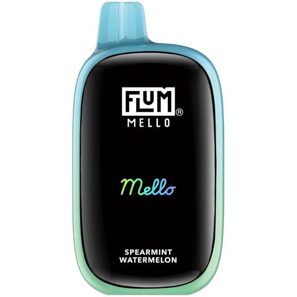 A 15ml Spearmint Watermelon Flum Mello 20K e-liquid vape by Vape4Less.