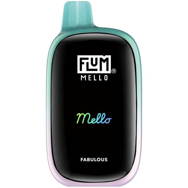 A 15ml Fabulous Flum Mello 20K e-liquid vape by Vape4Less.