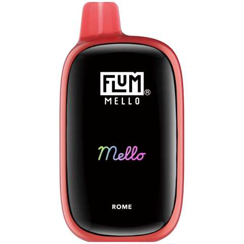 A 15ml Rome Flum Mello 20K e-liquid vape by Vape4Less.