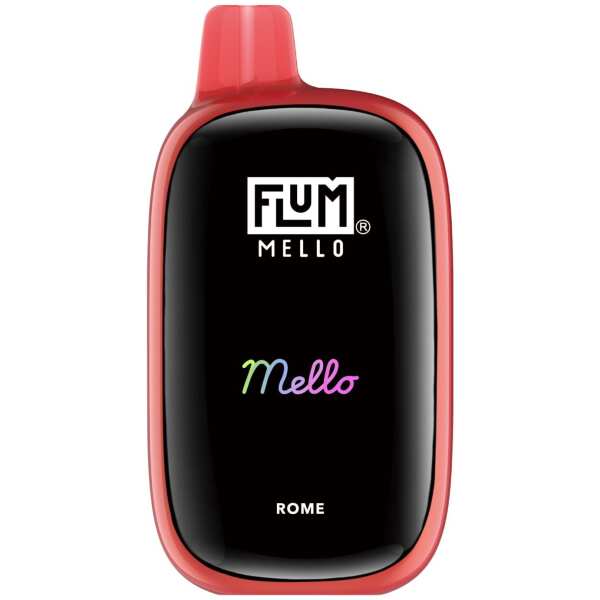 A 15ml Rome Flum Mello 20K e-liquid vape by Vape4Less.