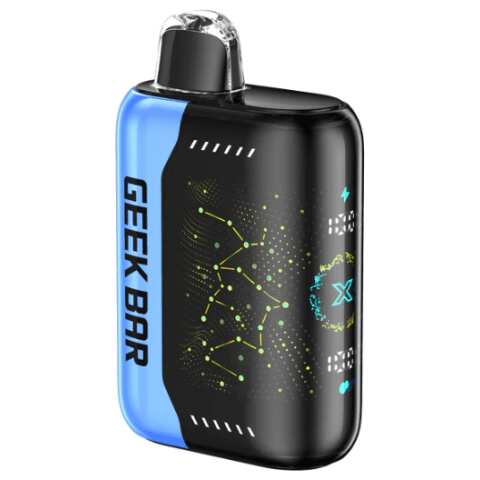 A 18ml Blackberry Blueberry Geek Bar Pulse X 25k blackberry blueberry flavor e-liquid by Vape4Less.