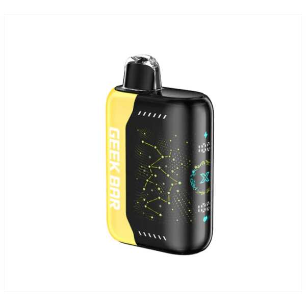 A 18ml Banana Taffy Freeze Geek Bar Pulse X 25k banana taffy freeze flavor e-liquid by Vape4Less.