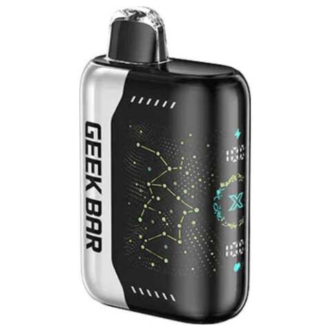 A 18ml Cool Mint Geek Bar Pulse X 25k cool mint flavor e-liquid by Vape4Less.