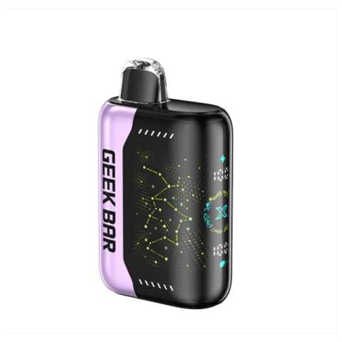 A 18ml Raspberry Peach Lime Geek Bar Pulse X 25k raspberry peach lime flavor e-liquid by Vape4Less.