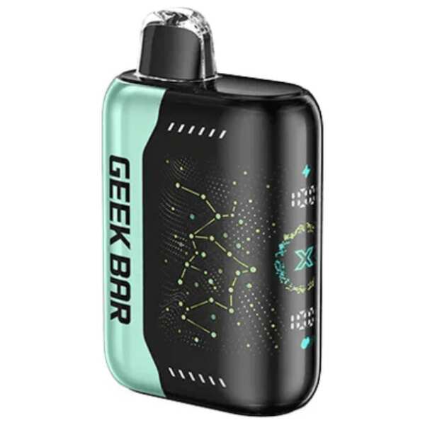 A 18ml Sour Mango Pineapple Geek Bar Pulse X 25k sour mango pineapple flavor e-liquid by Vape4Less.