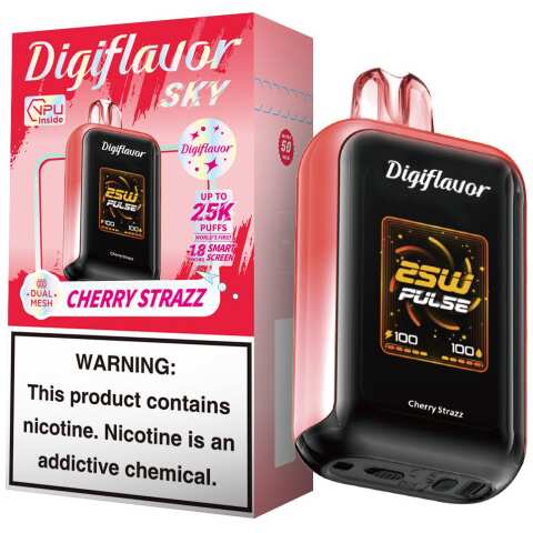 A 16ml Cherry Strazz Digiflavor Sky View 25k by Vape4Less.