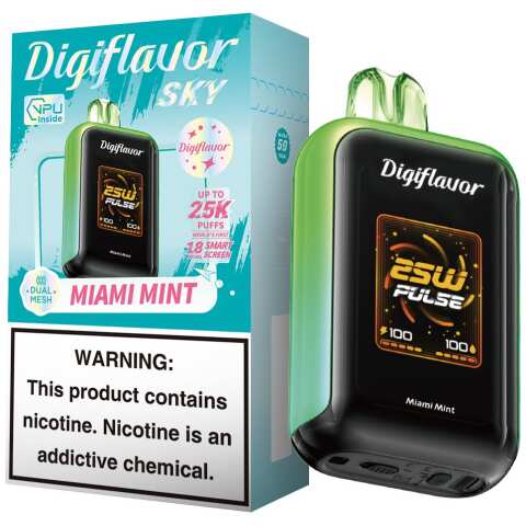 A 16ml Miami Mint Digiflavor Sky View 25k by Vape4Less.