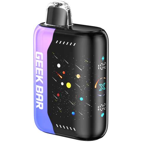 A 18ml Strawberry Kiwi Ice Geek Bar Pulse X 25k strawberry kiwi ice flavor e-liquid by Vape4Less.