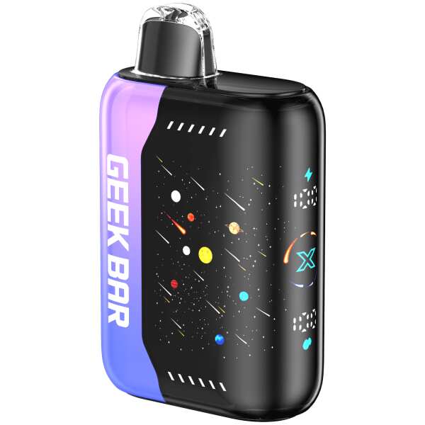 A 18ml Strawberry Kiwi Ice Geek Bar Pulse X 25k strawberry kiwi ice flavor e-liquid by Vape4Less.