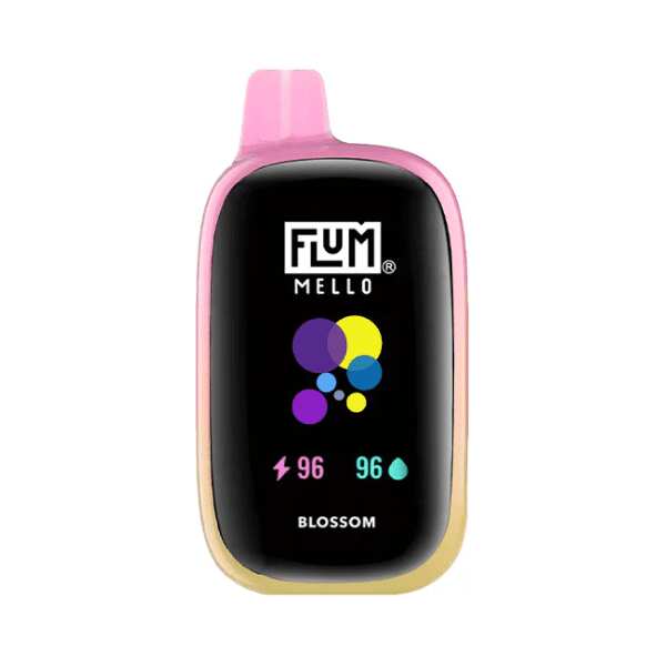 A 15ml Blossom Flum Mello 20K e-liquid vape by Vape4Less.