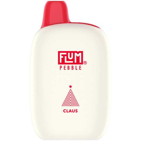 A Claus (Christmas Edition) Flum Pebble e-liquid vape by Vape4Less.
