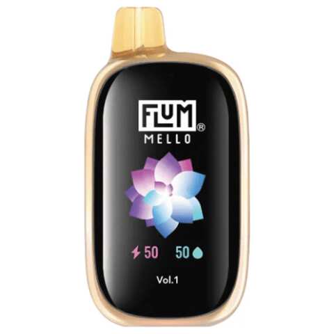 A 15ml Vol. 1 Flum Mello 20K e-liquid vape by Vape4Less.