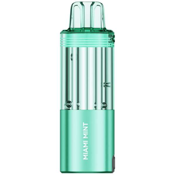 A Miami Mint Foger Switch Pro Pod 30K with cool mint and tropical flavor. by Vape4Less.