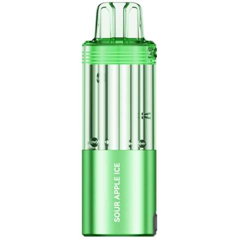 A Sour Apple Ice Foger Switch Pro Pod 30K with sour apple and ice flavor. by Vape4Less.