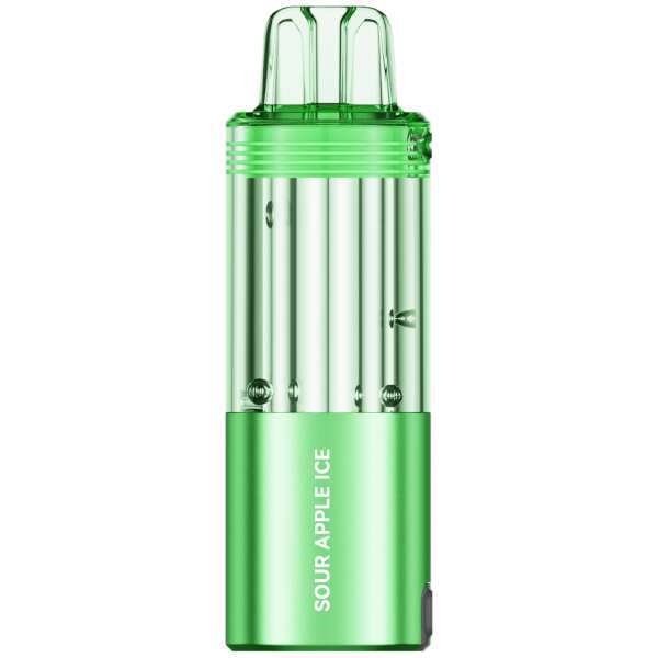 A Sour Apple Ice Foger Switch Pro Pod 30K with sour apple and ice flavor. by Vape4Less.