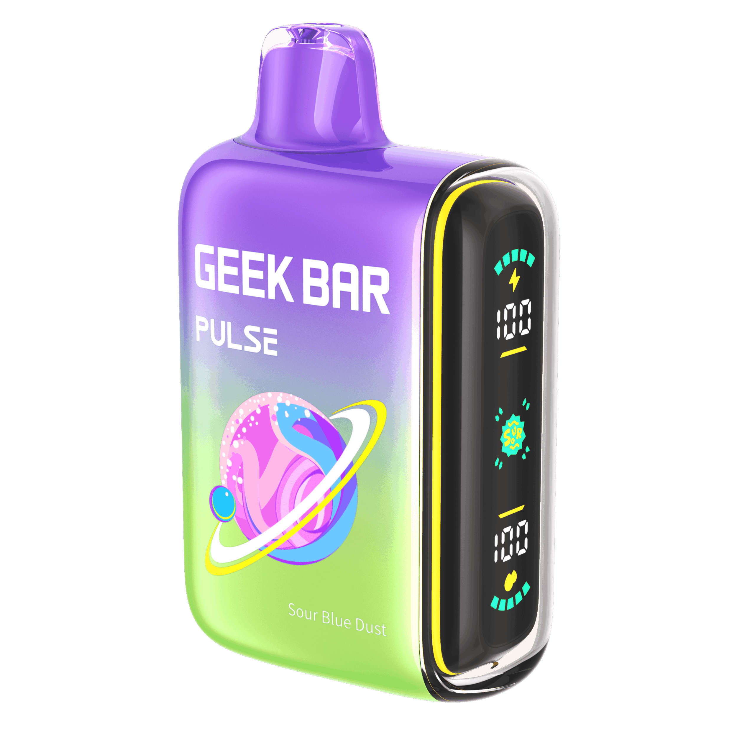 Sour Blue Dust A 16ml Sour Blue Dust Geek Bar Pulse featuring sweet blueberry and zesty lemonade flavors. by Vape4Less.