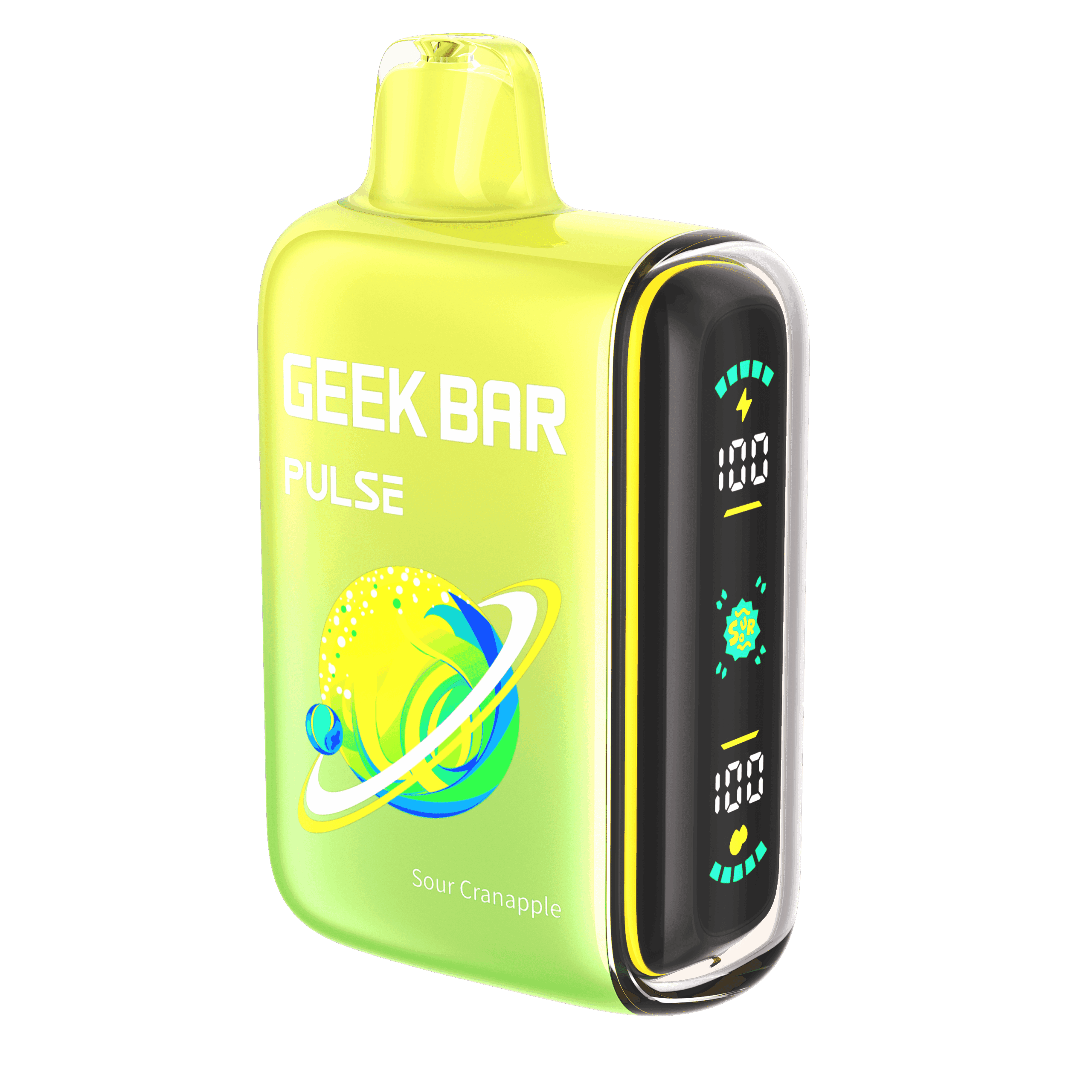 Sour Cranapple Geek Bar Pulse A 16ml Sour Cranapple Geek Bar Pulse featuring a tangy cranberry and sweet apple flavor blend. by Vape4Less.
