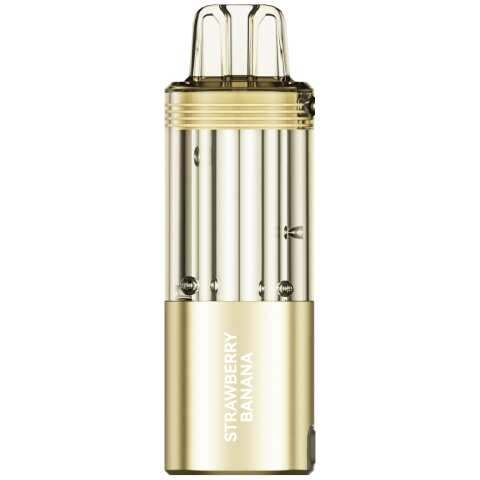 A Strawberry Banana Foger Switch Pro Pod 30K featuring strawberry and banana flavors. by Vape4Less.