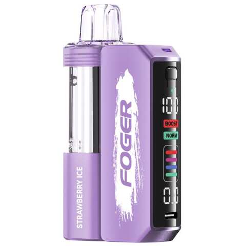A Strawberry Ice Foger Switch Pro Kit 30K with strawberry and ice flavor. by Vape4Less.
