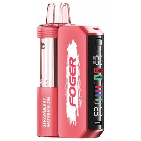 A Strawberry Watermelon Foger Switch Pro Kit 30K with juicy strawberry and refreshing watermelon flavor. by Vape4Less.