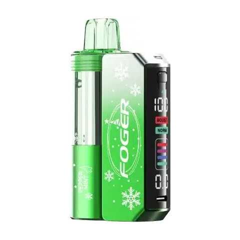 A Peppermint Foger Switch Pro Kit 30K with a cool and sweet peppermint flavor. by Vape4Less.