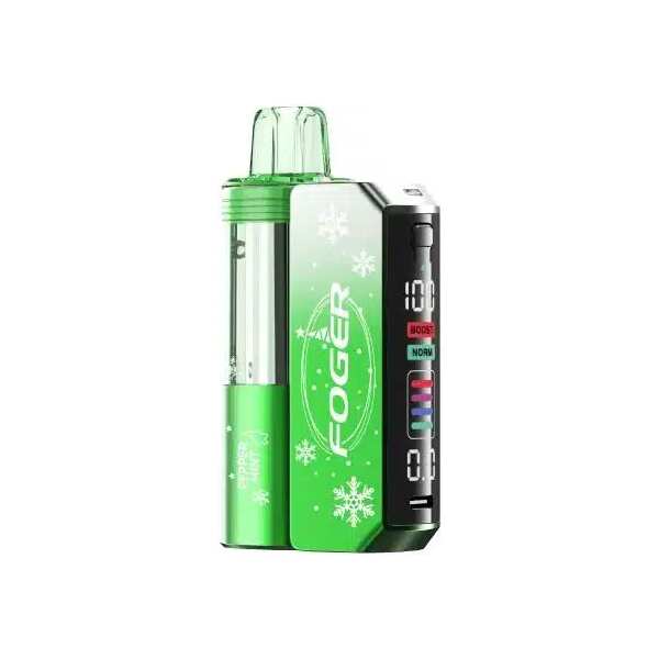 A Peppermint Foger Switch Pro Kit 30K with a cool and sweet peppermint flavor. by Vape4Less.