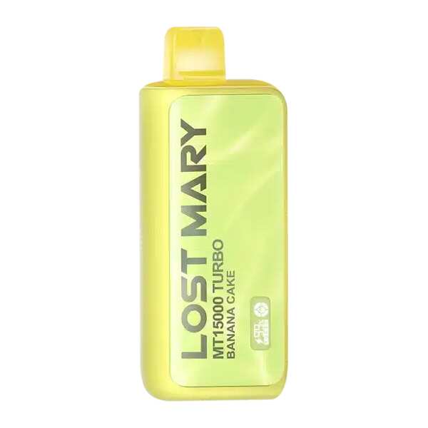 A Banana Cake Lost Mary MT15000 Turbo – Sweet & Fluffy Dessert Flavor by Vape4Less.