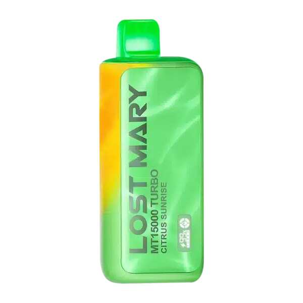 A Citrus Sunrise Lost Mary MT15000 Turbo – Refreshing & Zesty Citrus Blend by Vape4Less.
