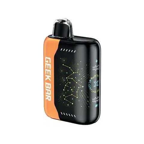 A 18ml Orange Slush Geek Bar Pulse X 25k orange slush flavor e-liquid by Vape4Less.