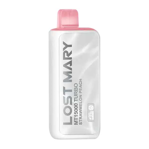 A Strawmelon Peach Lost Mary MT15000 Turbo – Sweet & Juicy Fruity Blend by Vape4Less.