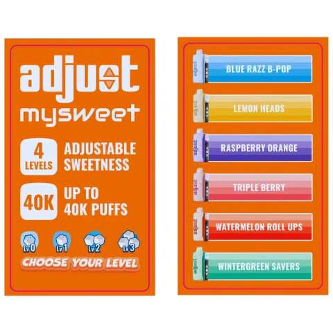 Adjust MySweet 40K by Vape4Less.