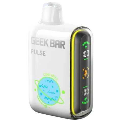 A 16ml Cool Mint Geek Bar Pulse – Refreshing & Icy Menthol Flavor by Vape4Less.