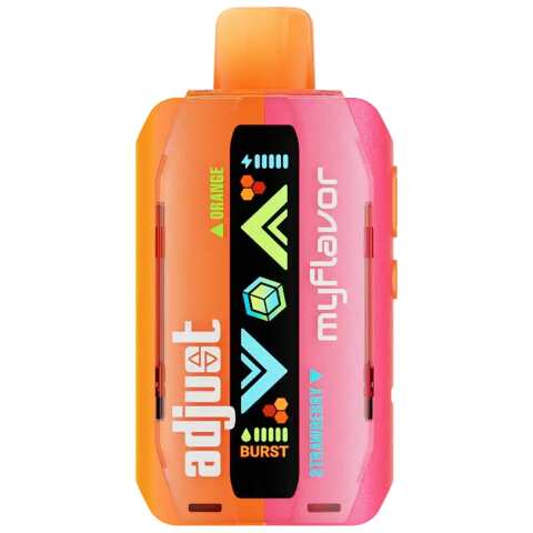 An Orange Strawberry Adjust MyFlavor 40K – Refreshing Citrus & Berry Blend by Vape4Less.