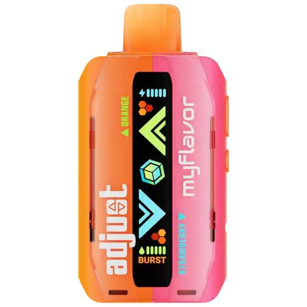An Orange Strawberry Adjust MyFlavor 40K – Refreshing Citrus & Berry Blend by Vape4Less.