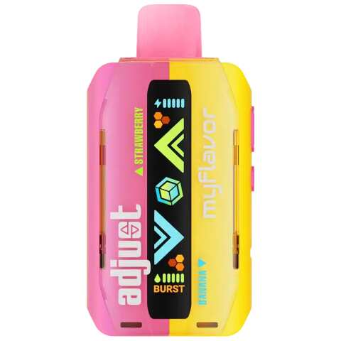 A Strawberry Banana Adjust MyFlavor 40K – Smooth & Fruity Vape by Vape4Less.