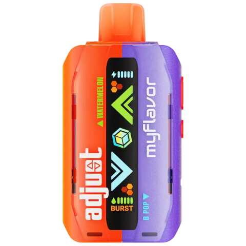 A Watermelon B-Pop Adjust MyFlavor 40K – Crisp & Juicy Watermelon by Vape4Less.