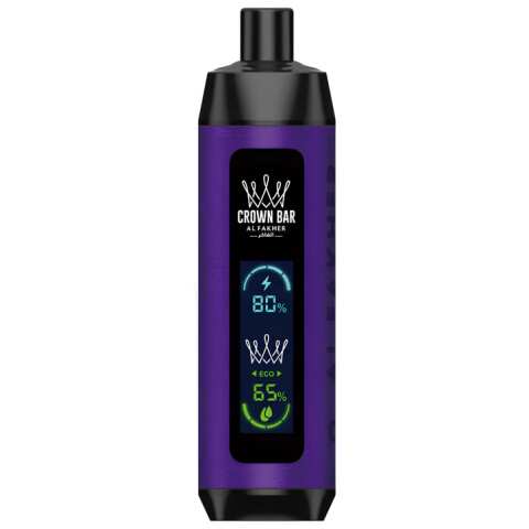 A Grape Berry Al Fakher Crown Bar 8000 Pro – Grape & Berry Flavor by Vape4Less.
