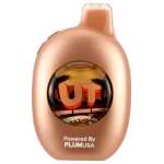 A 16ml Tobacco / Gold Tobacco UT 50K – Rich Dual Tobacco Disposable Vape by Vape4Less.