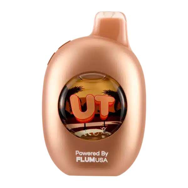 A 16ml Tobacco / Gold Tobacco UT 50K – Rich Dual Tobacco Disposable Vape by Vape4Less.