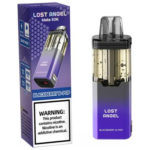 A Blackberry B Pop Lost Angel Mate 50K Pod by Vape4Less.