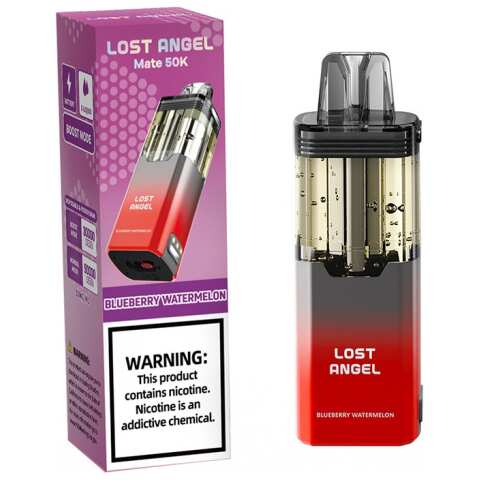 A Blueberry Watermelon Lost Angel Mate 50K Pod by Vape4Less.